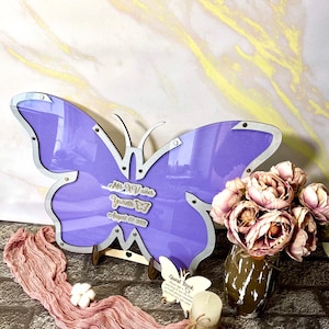 Mis quince guest book alternative, butterfly Quinceanera guest book butterfly, Sweet 16 guest book, Birthday guest book for girl