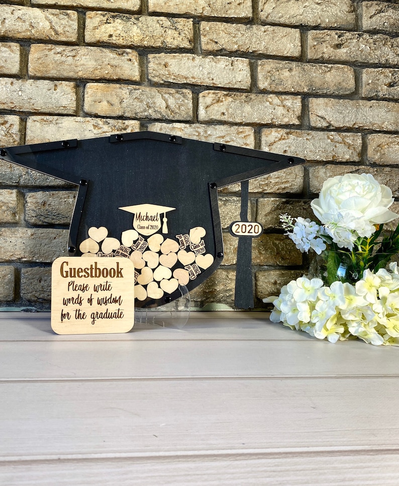 Graduation Guest Book Alternative Graduation Gift Party Etsy Hong Kong