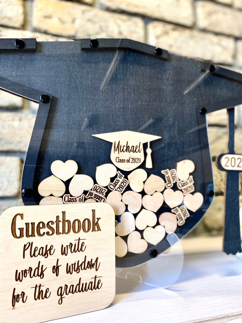 Graduation Guest Book Alternative Graduation Gift Party Etsy Hong Kong