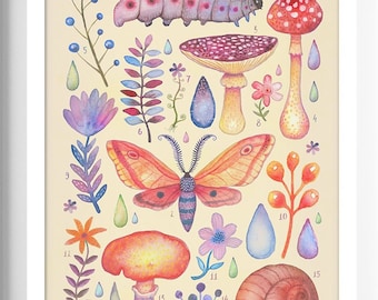 Et coloris natura IV - Art Print