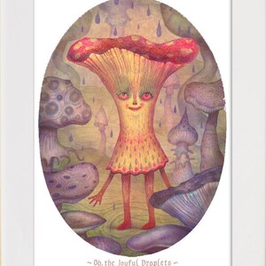 Oh, the Joyful Droplets - Art Print