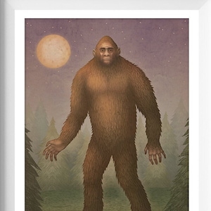 Sasquatch - Cryptid Art Print