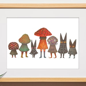 Forest Lurkers - Art Print