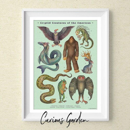 Cryptids of the Americas - Etsy