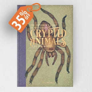35% SALE - Der Forscher&#39;s Guide zu mysteriösen Cryptiden - Buch, Fabelwesen-Buch, Monsterbuch, Fabeltiere illustriert