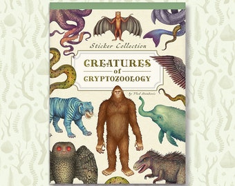 Creatures of Cryptozoology Sticker Pad