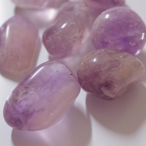 Amethyst Tumbled Stone - Choose How Many Pieces - Tumbled, Grade A