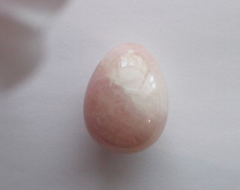 Yoni Egg in Rose Quartz | Unconditional love, romantic love, self-love healing - Comes in S, M, L drilled or undrilled | GIA certified