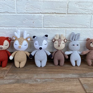 Woodland Stuffed Animals Etsy New Zealand
