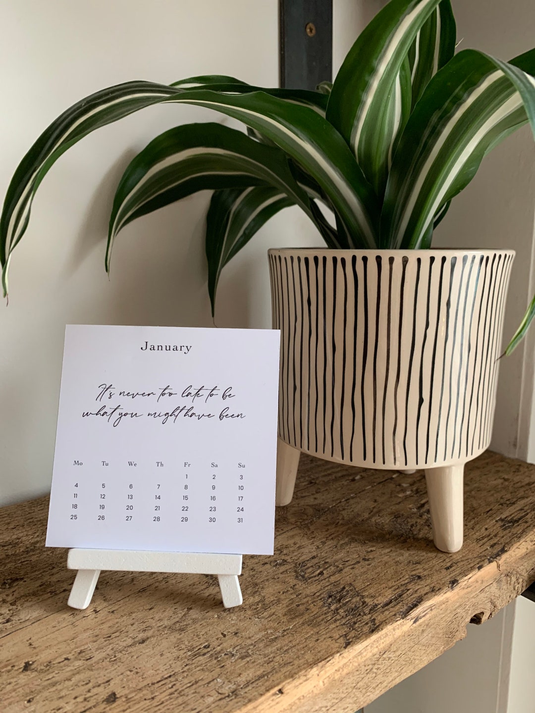 A Year of Positivity Calendar Etsy