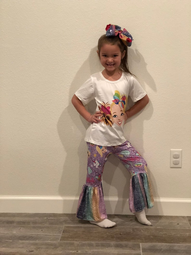 Perfect JoJo Siwa Flare Pant Set | Etsy