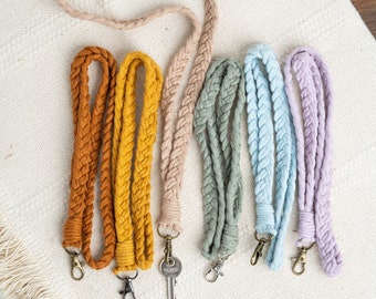 Macrame lanyard in different colors and lengths | Enrollment | practical gift | colorful colors