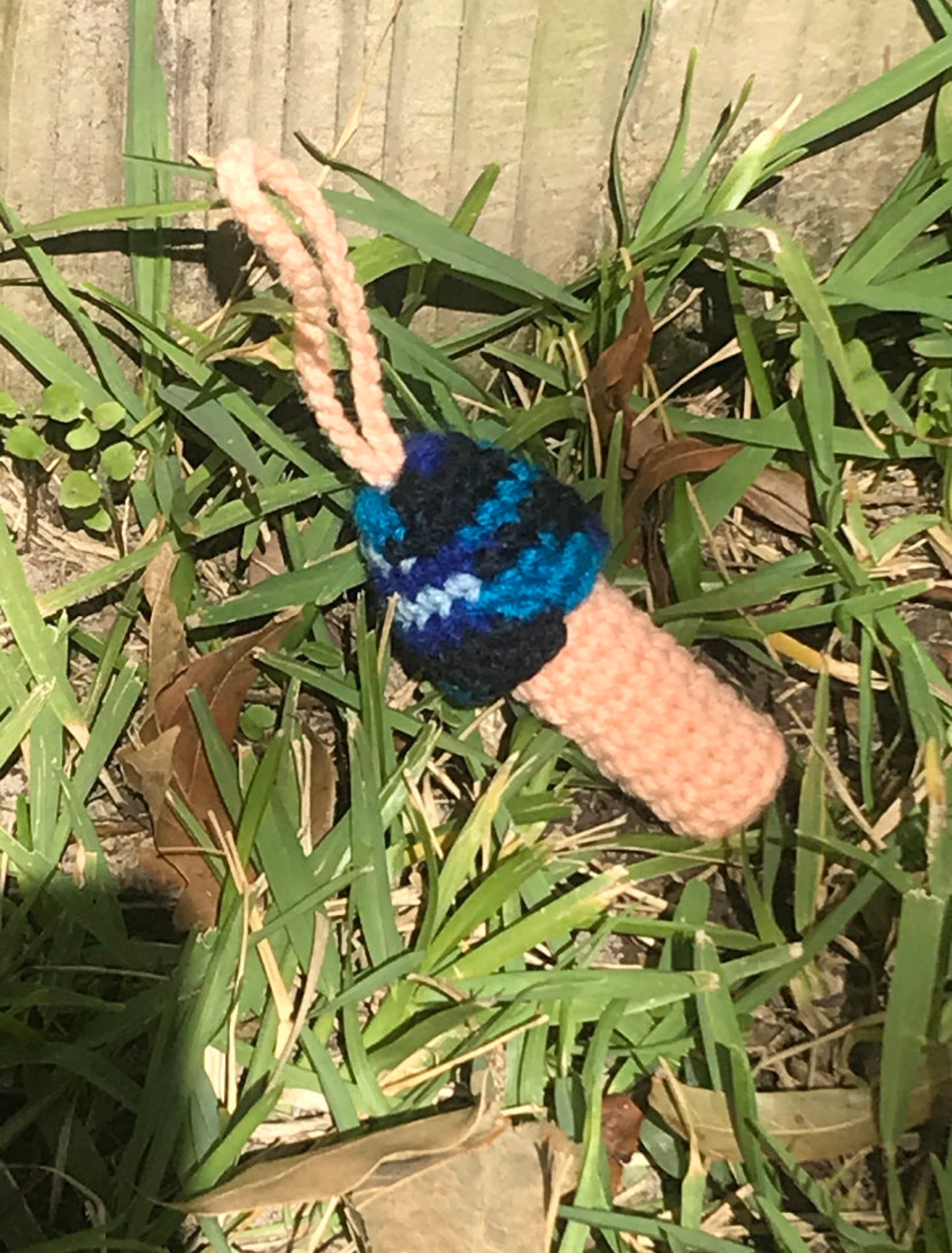 Crochet Mushroom Lip Balm Holder Key Chain Etsy