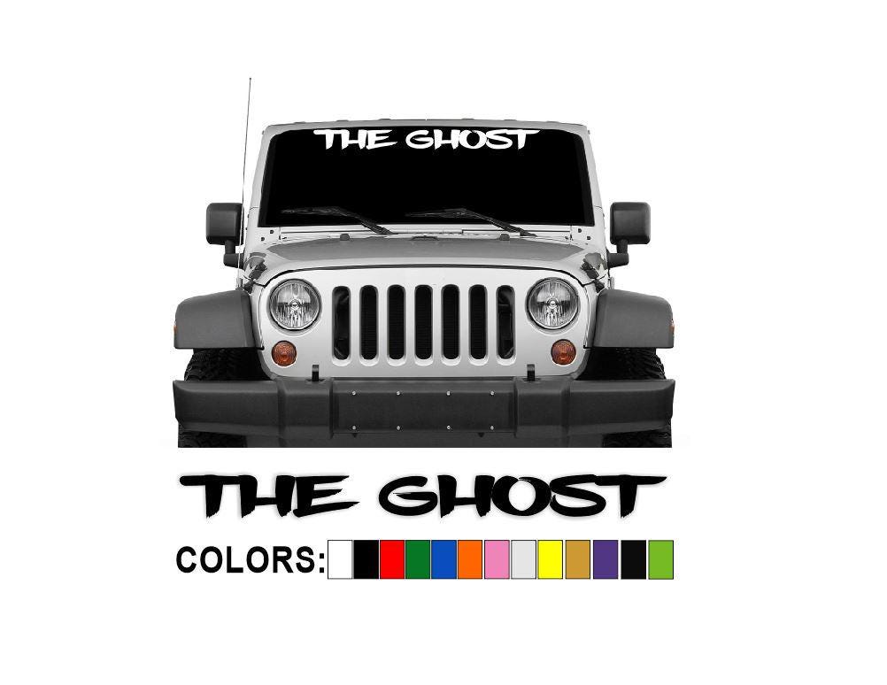 The Ghost Windshield Decal Sticker UTV Turbo Truck Car Trailer Semi ...