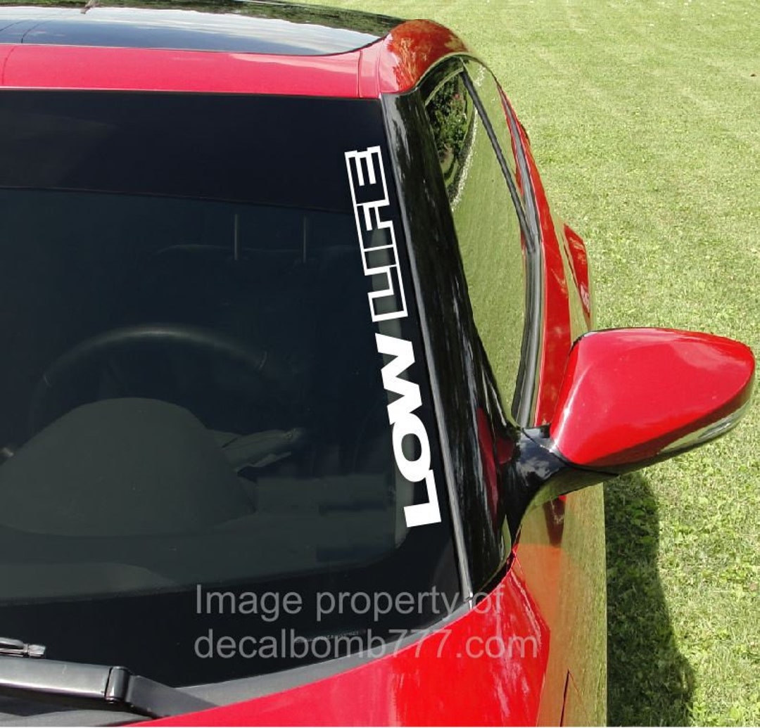 Boobie Bouncer Windshield Decal Sticker – Style1 – Boost WRX / Car / Turbo / Diesel / Truck
