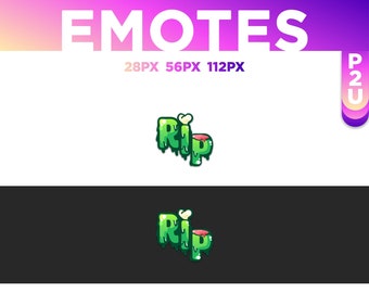 Twitch Emote  Rip - Zombie