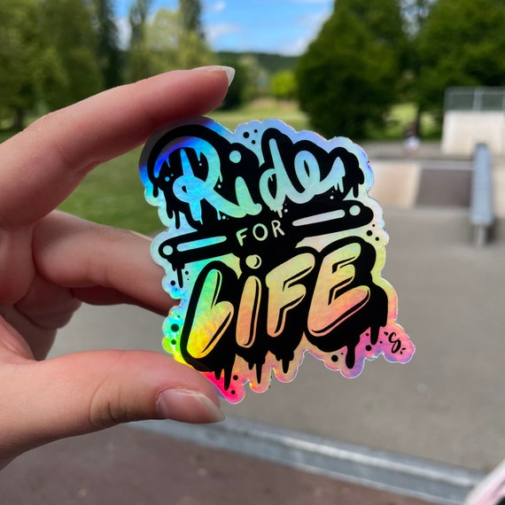 Sticker Ride for Life Etsy