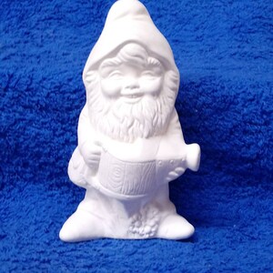 Assorted Small Ceramic Garden Gnomes Gnome w/watering can