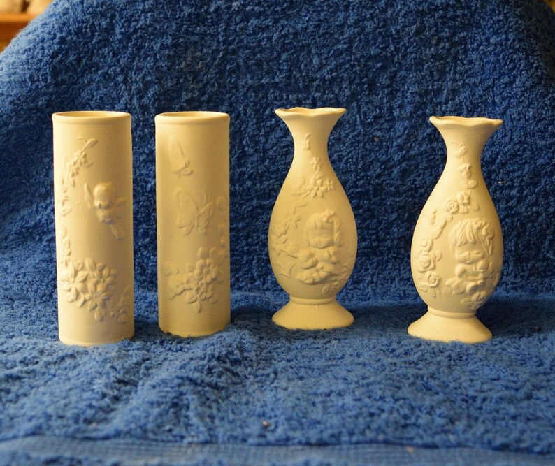 Unpainted Ceramic Vases Etsy