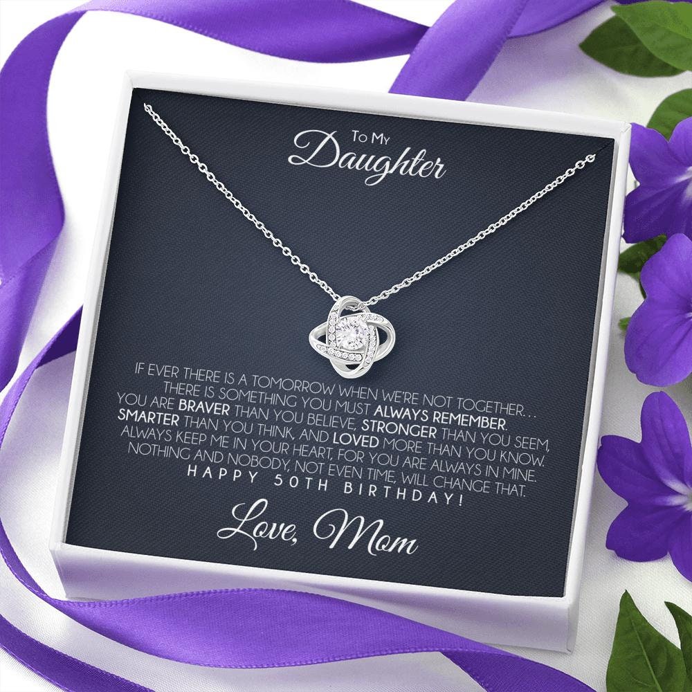 Daughter's 50th Birthday Necklace Gift With Message Card Etsy Daughter's 50th Birthday Necklace Gift With Message Card Etsy