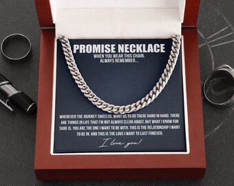 Promise Necklace for Him - Etsy