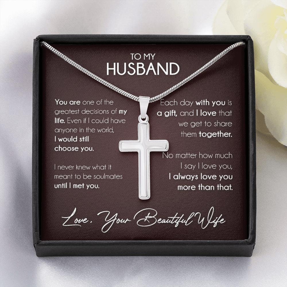 Romantische Jubiläumskarte Für Ehemann – „My Husband My Everything“, 20,3x13,5 Cm, Mit Umschlag, Zum Selbstbeschriften