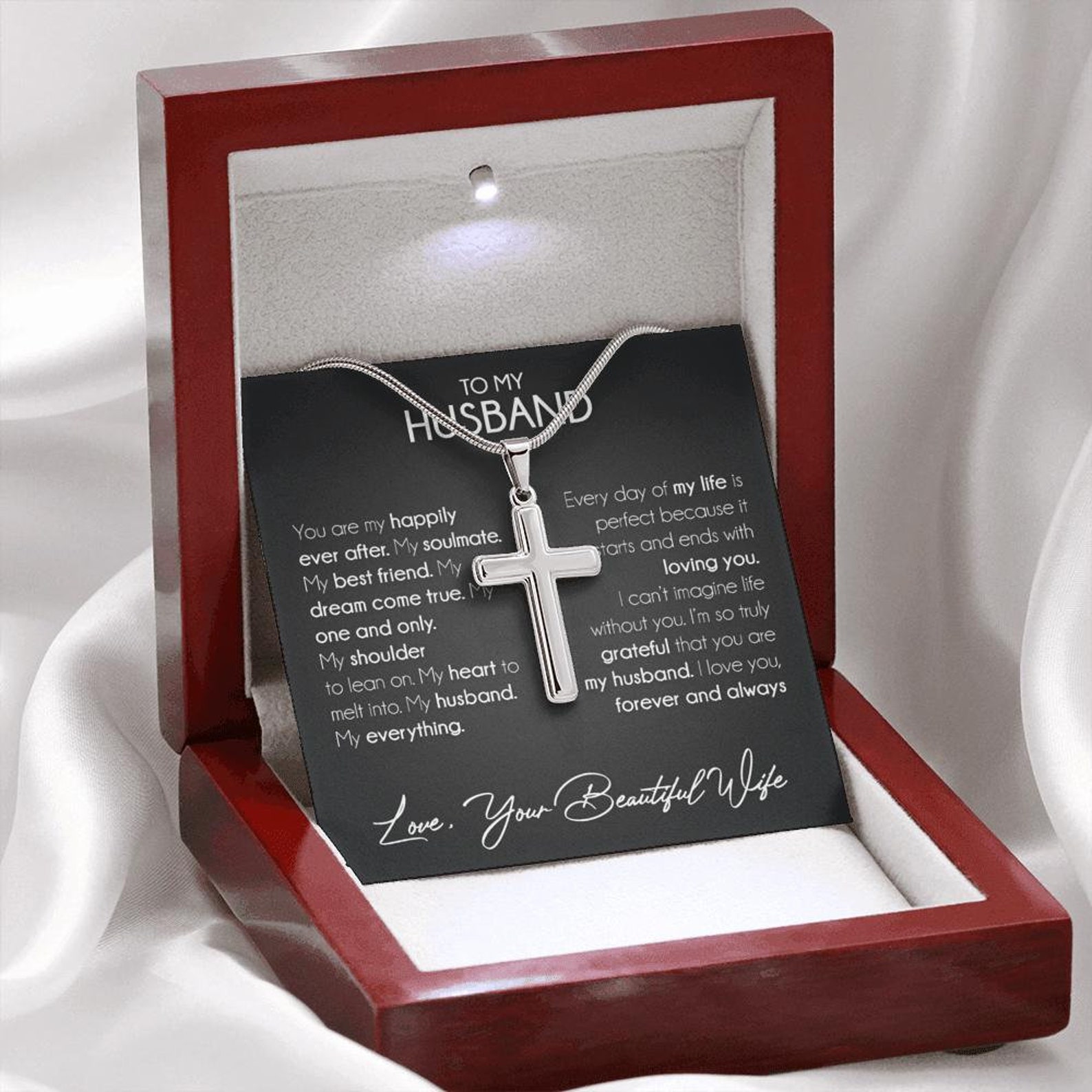 To My Husband Gifts For Husband Anniversary Gift For Etsy