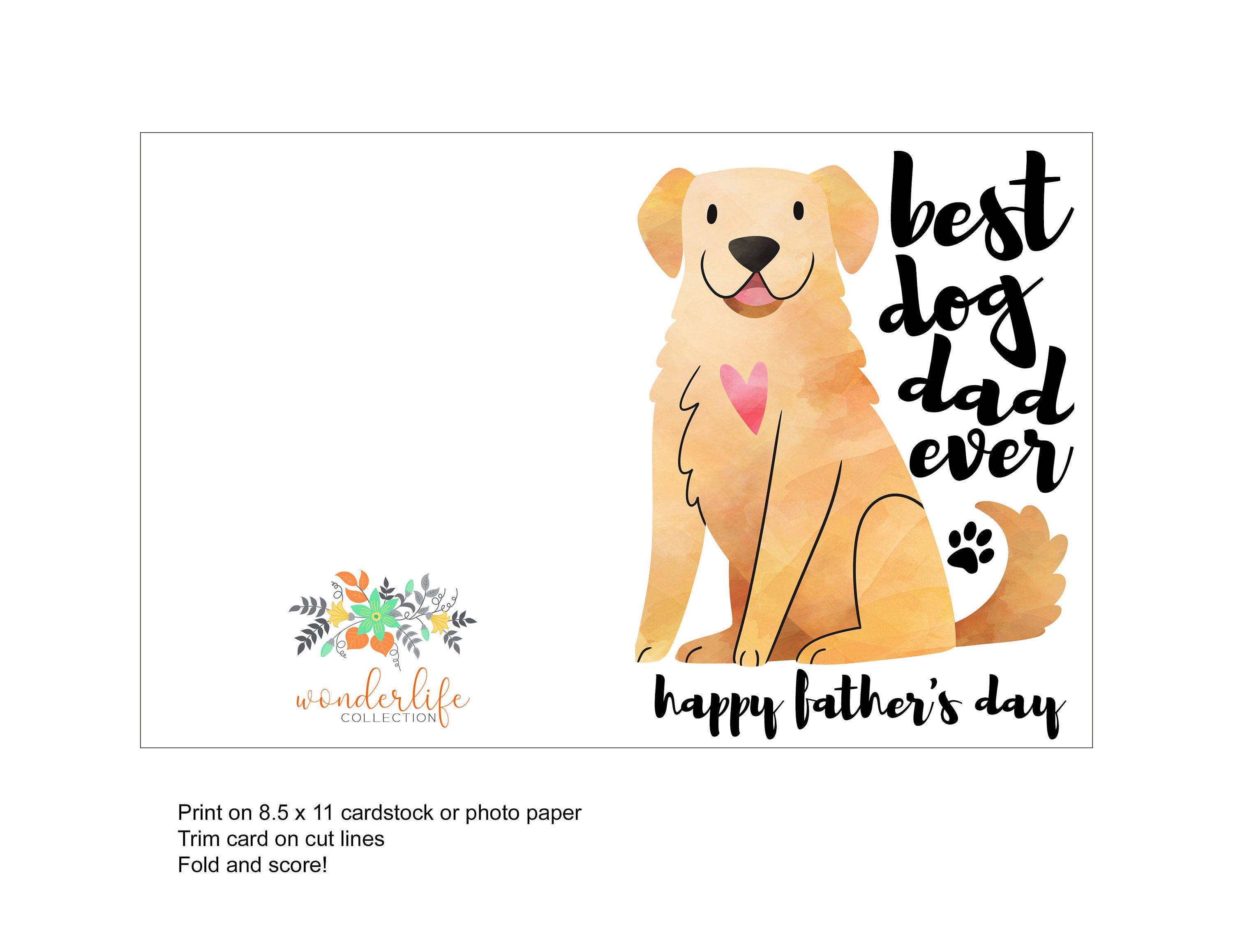 Father s Day Card Dog Father s Day Card Digital Etsy father-s-day-card-dog-father-s-day-card-digital-etsy