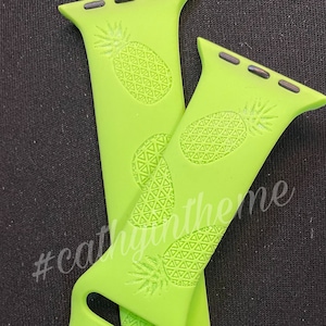 Ananas Silikon Uhrenarmband
