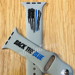 Law enforcement apple watch band hot sale