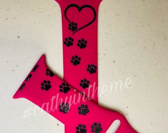 Cat Paws Silicone Watch Band