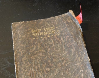 Rip Van Winkle and The Legend of Sleepy Hollow - by Washington Irving - Turn of the Century Mini pocket Copy - Very Rare