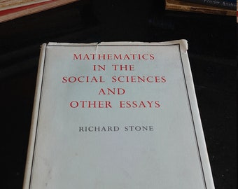 Mathematics in the Social Sciences and Other Essays, Richard Stone, 1966 - Good Condition