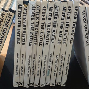 After the Battle History Books - World War Two History - Several Volumes - Good to Excellent condition - 1983 - 2004
