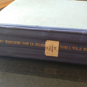 Antike "Les Armees Francaises Dans La Grande Guerre" - Wälzer I - Band II - Karten III - Der Beginn der Schlacht von Marne (Erste) - 1925