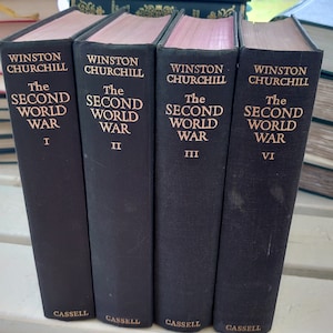 The Second World War - Several Volumes [Hardcover] Churchill, Winston S. - Good condition - 1948 Cassell Edition