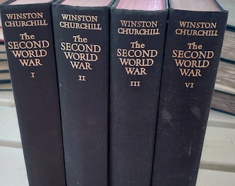 The Second World War - Several Volumes [Hardcover] Churchill, Winston S. - Good condition - 1948 Cassell Edition