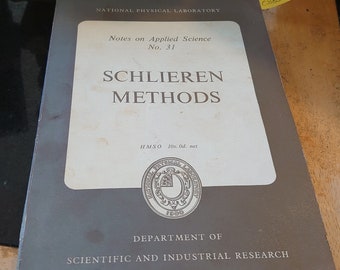 Metody Schlierena [Miękka oprawa] D.W.Holder i R.J.North oraz ilustrowane