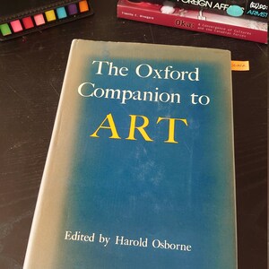 The Oxford Companion to Art [Hardcover] Osborne, Harold (edit).