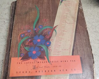 Sears Roebuck Catalog Fall and Winter Kansas City 1939-1940