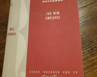 1949 Sears Quick Facts Notebook  For New Employees
