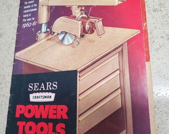 1960-61 Sears Craftsman Power Tool Catalog Vintage