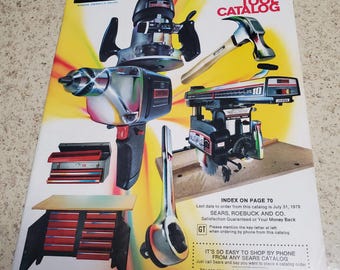 Sears Craftsman 1978-1979 Power and Hand Tools Catalog, Great condition!