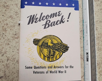 Welcome Back Brochure For The Veterans Of World War II, Sears Roebuck And Co.