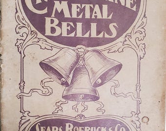 Sears, Roebuck & Co.  Crystalline Metal Bells Brochure 143Y 1st Edition 1900's