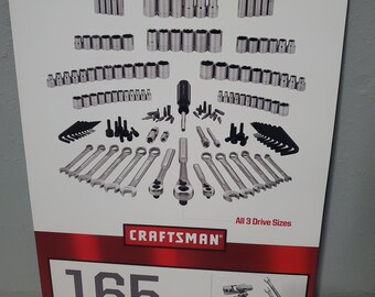 2013 Craftsman 165 Pc Tool Set Sign 22x14