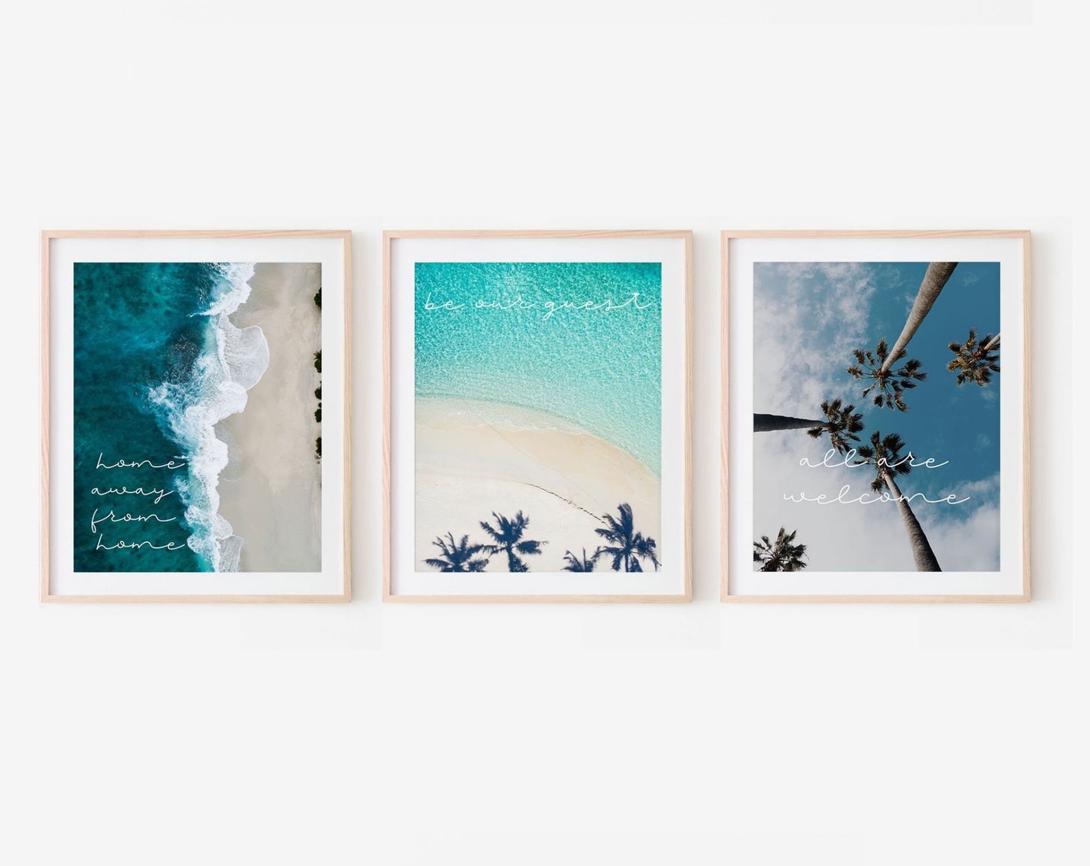 Airbnb Wall Art Airbnb Beach Vacation Signs Rental Etsy