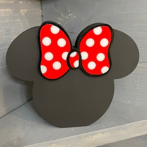 Mrs. Mouse Icon for Laser Cutting and CNC DXF and SVG Files