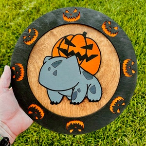 Arquivos DXF SVG de sinal empilhado para iniciantes de grama de Halloween para corte CNC e a laser