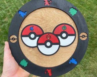 Starter Poke Stacked Sign DXF SVG Files fo Laser Cutting